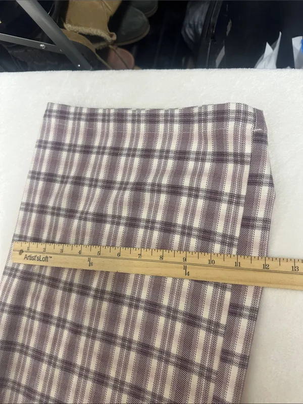 No Boundaries Mauve Plaid Wide-Leg Pants These run big I’m a M/L and they fit me - Image 7