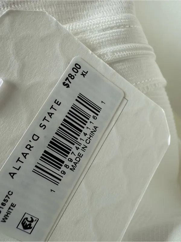 Altar'd State White Strapless Mini Dress - Image 9