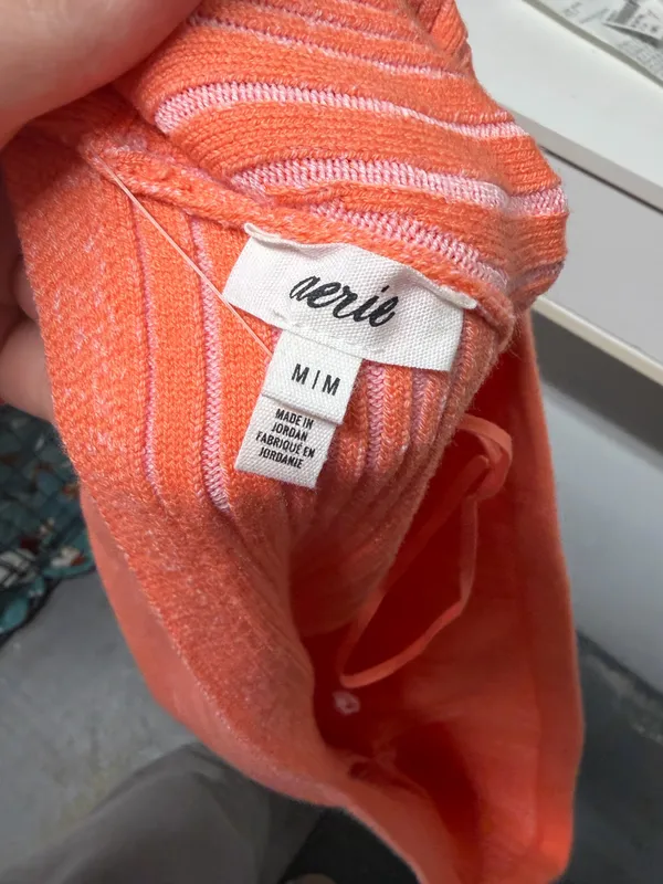 Aerie Sweater Top Knit Ribbed Crop - Image 6