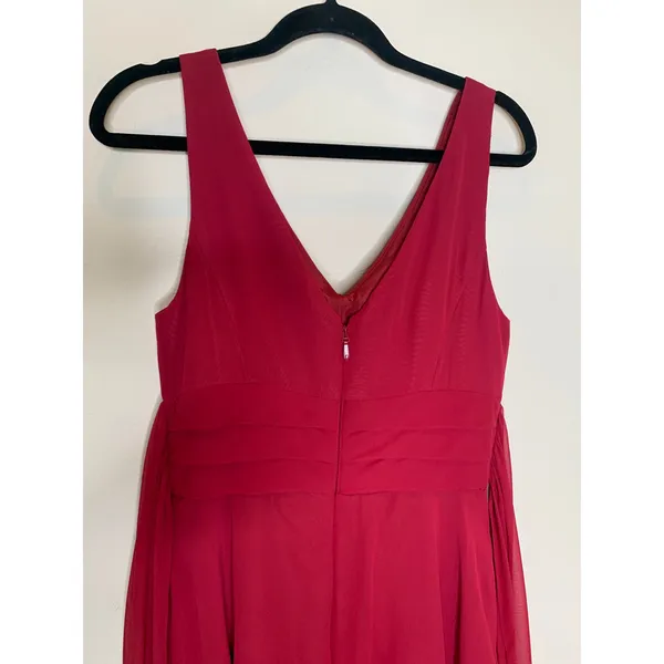 Azazie Dress ? Kora ? Scarlett Sz A10 Burgundy Red Color - Image 8