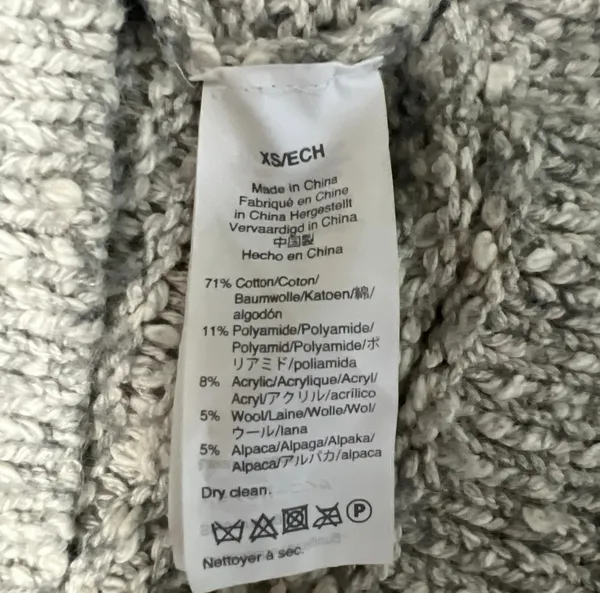 Madewell Sweater Women’s Size X-small Pullover Ballon Sleeve Crewneck oversized - Image 5
