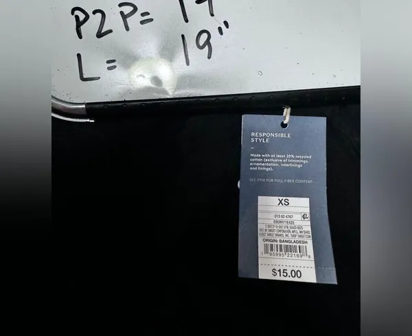 Universal Thread Black Top XS new w tags! - Image 5