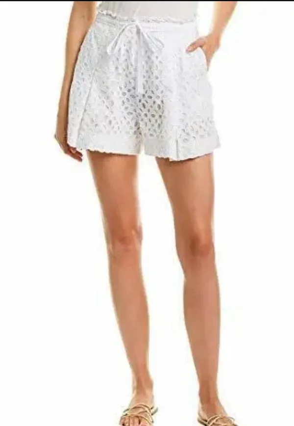 J. Crew Belair White Eyelet Lace Shorts - Image 3