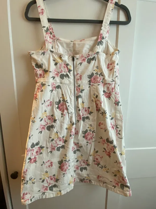 Floral Denim Dress - Image 3