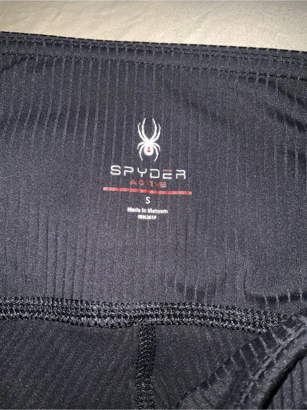 Spyder Black Performance Leggings for Women Small - Image 5