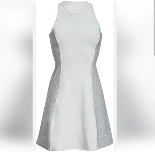 Outdoor Voices Athena Athletic Dress‎ Dove / Ash Gray Grey Pickleball Mini Dress - Image 5