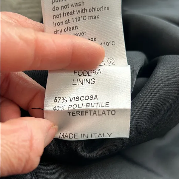 Flavio Castellani Black Pencil Skirt IT 46 Made in Italy - Image 9