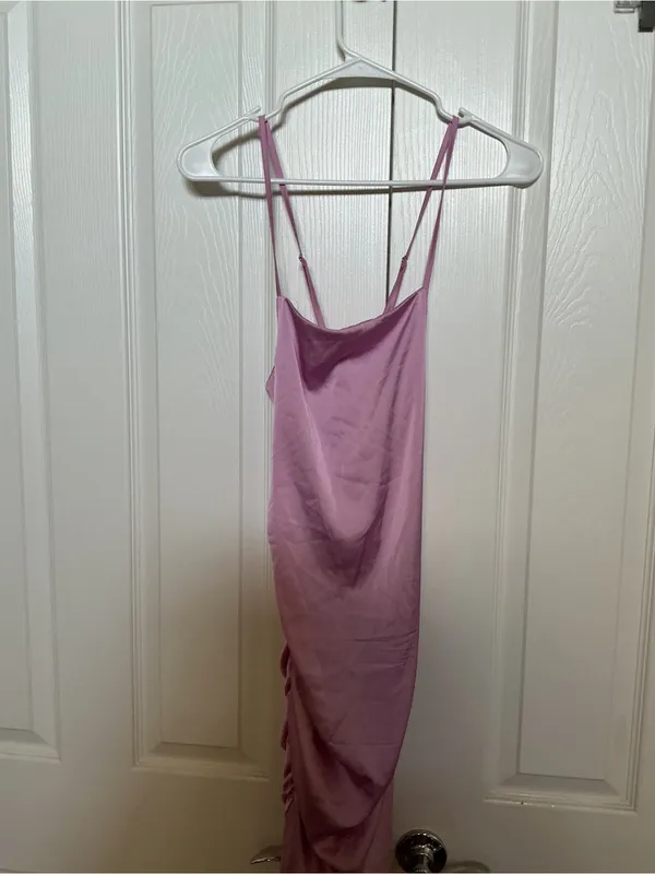 Forever 21 Dusty Lavender Satin Slip Dress - Image 2