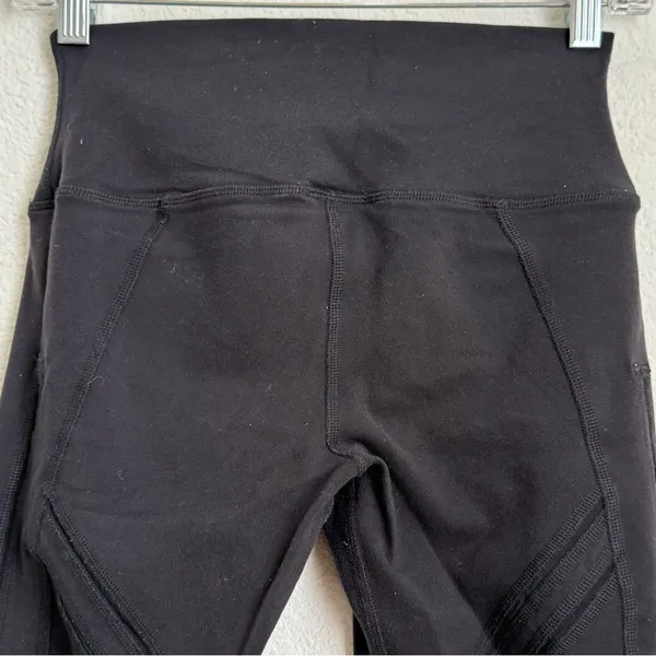 ALO Yoga Black Cropped Leggings Size S - Image 4