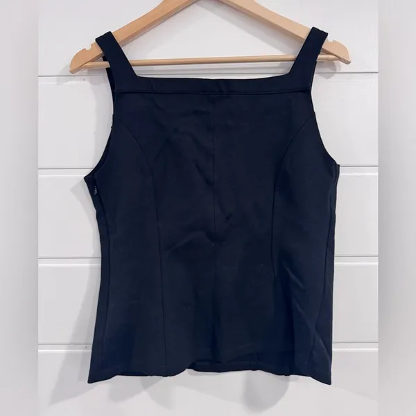 Anthropologie Black Bustier Tank - Image 3