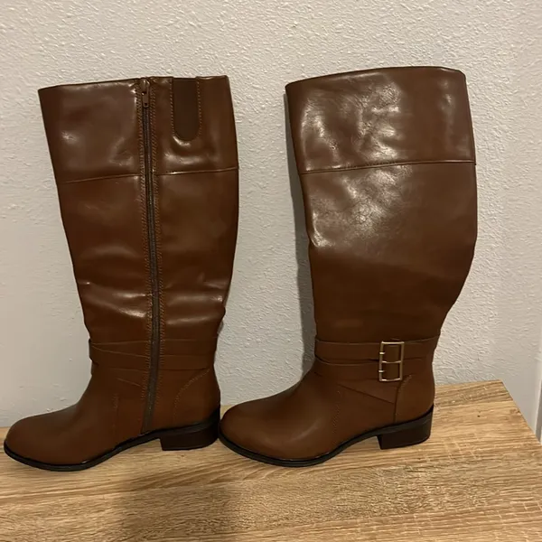 Arizona Jeans Brown Over the Knee Boots - Image 3