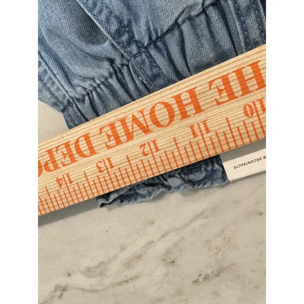 NEW American Eagle Denim‎ Relaxed Mom Jogger Sz 0 Medium Wash Cargo High Rise - Image 10
