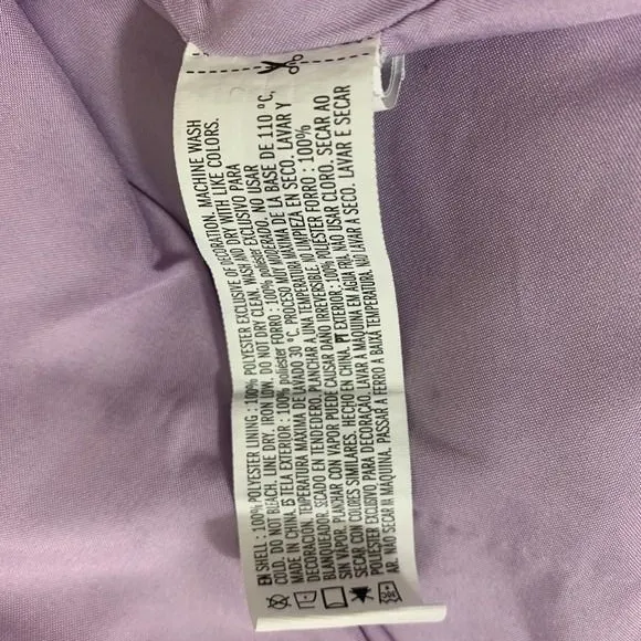 Forever 21 Women's S‎ Lavender Purple Oversized Button Up Shacket Shirt Jacket - Image 7
