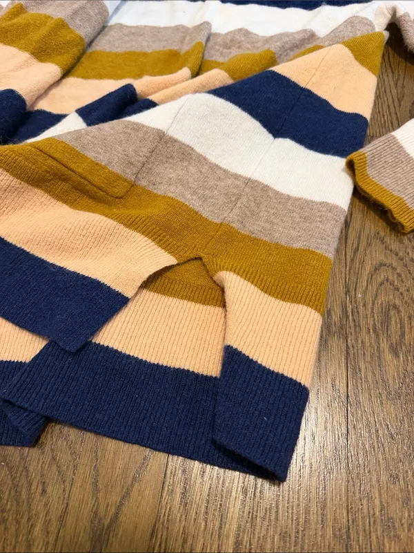 Madewell Stripes Open-Front Cardigan Size Small - C1-607 - Image 6