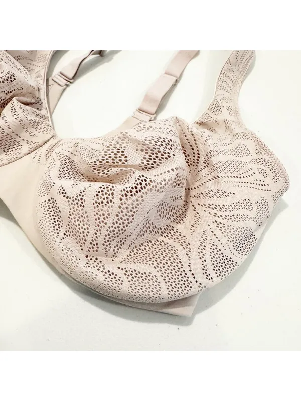 Bali Bra Size 38DD Nude Mesh Underwire Minimizer Coolest Smoothing Top‎ Classic - Image 5