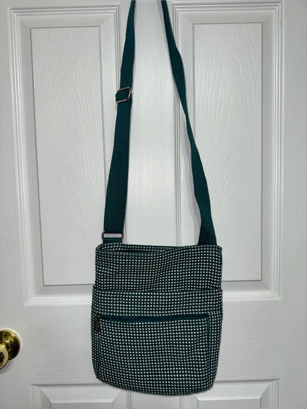 Thirty One Organizing Shoulder Bag Crossbody Bag Dotty Weave - Image 2