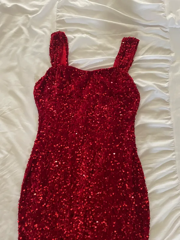 Love & lemonade Sequin Slit Bodycon dress - Image 7