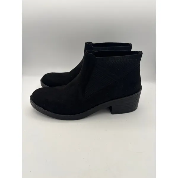 Women’s LifeStride Size 10 Black Suede Ankle Boots - Image 3