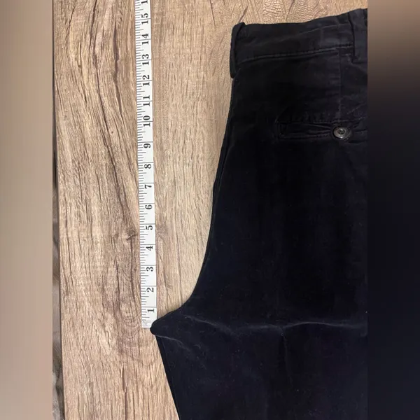 Free‎ People black velvet baggy pants size 4 NWT - Image 5