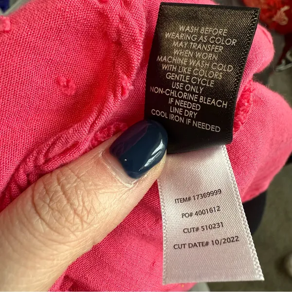 Torrid Midi Swiss Linen Surplice Dress Honeysuckle Pink 2X Valentines Day - Image 10