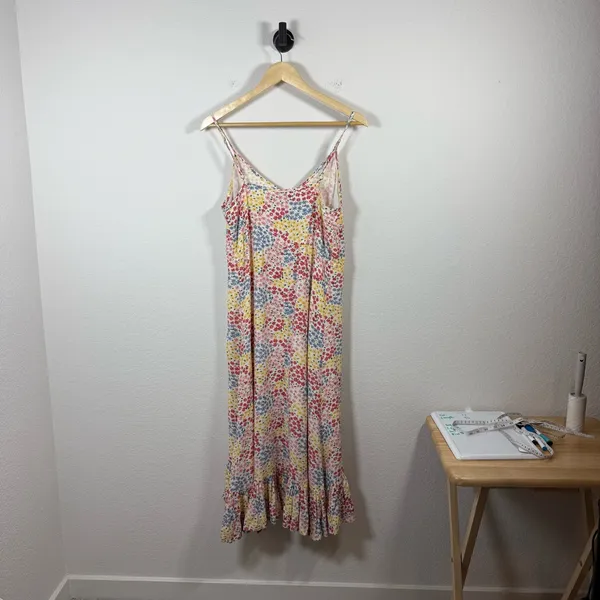 Rails Frida Floral Ruffle Midi Dress in Multicolor Flower Meadow Size S - Image 11