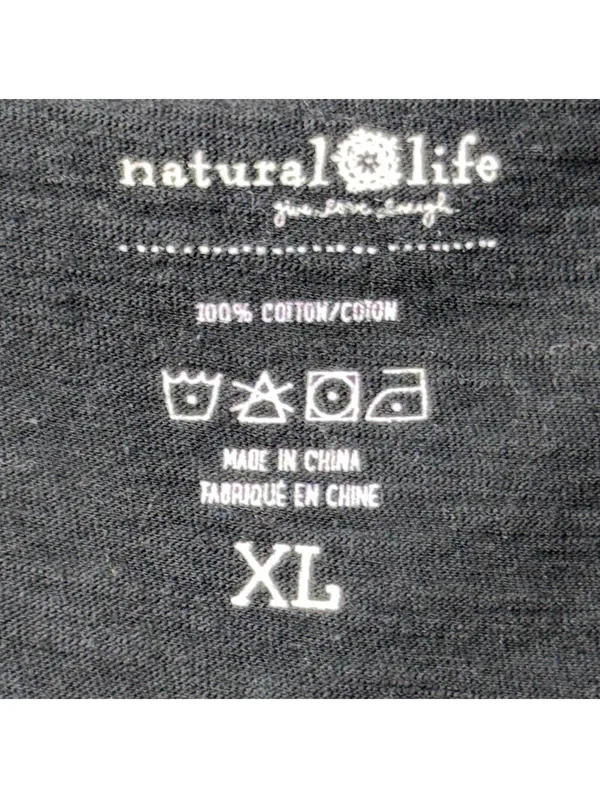 Natural Life Black Cotton Harem Jumpsuit Size XL - Image 6