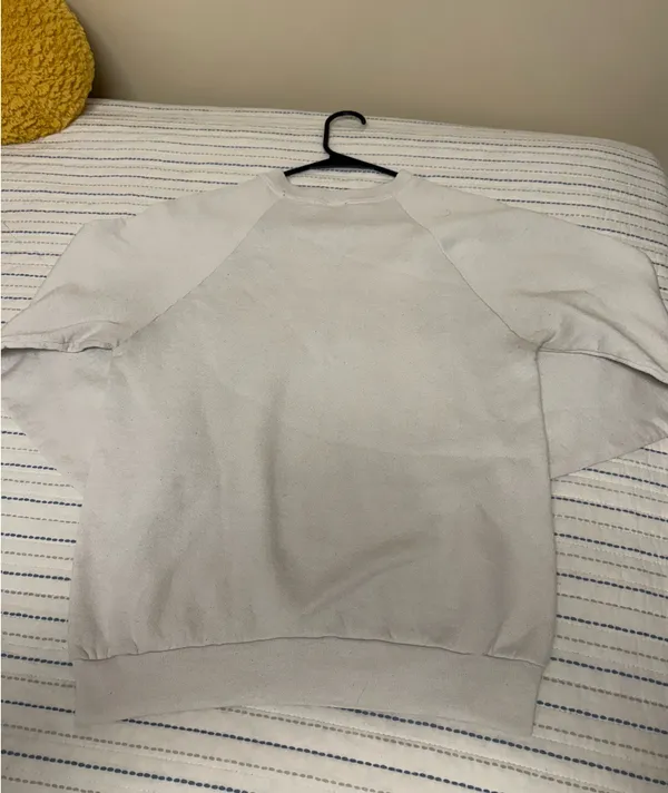 Vintage Sweatshirt White Size M - Image 3