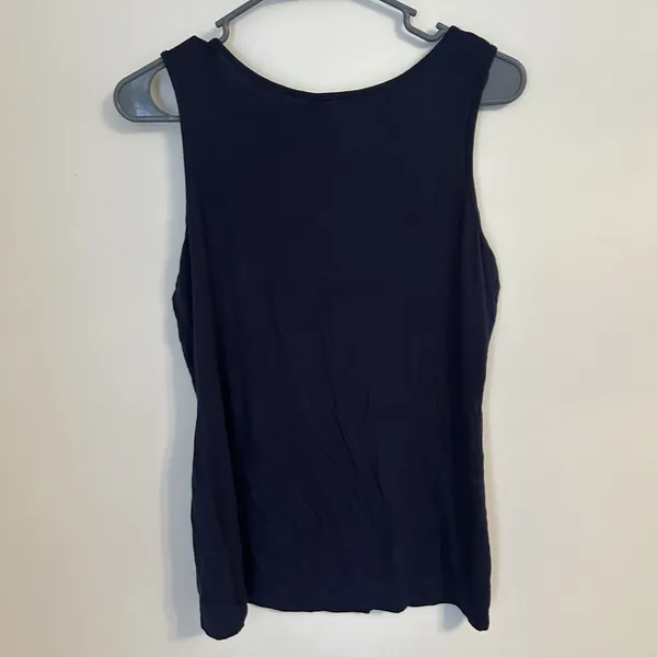 NWT Kay Celine Sleeveless Top Blouse Shirt Blue Large capsule basic casual - Image 5