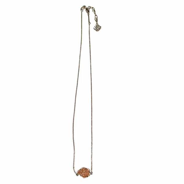 Kendra Scott Tess Gold Champagne Druzy Necklace - Image 3