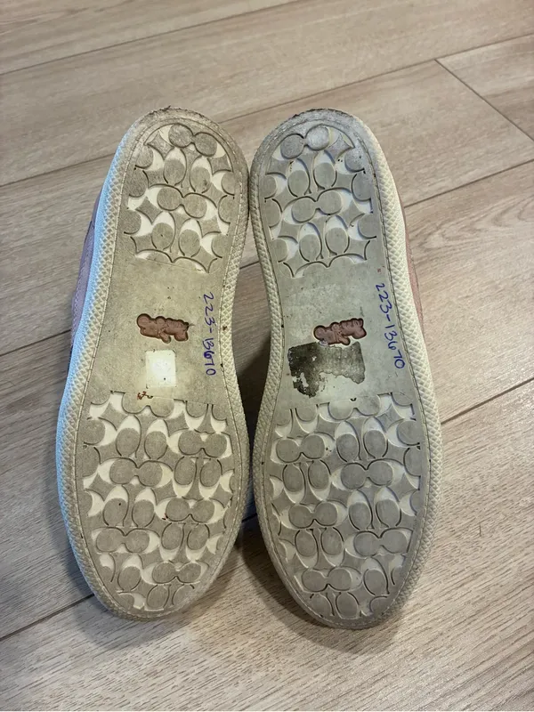 Coach Women’s G4335 High Top Sneakers Logo Signature Leather Size 7.5 - Image 10