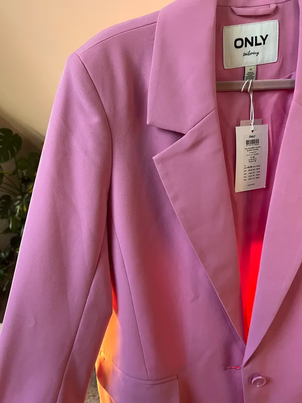 ASOS ONLY  Oversized Pink Blazer - Image 4