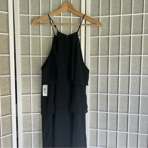 NWT HYFVE Layers of fabulous maxi dress small black halter dress - Image 3