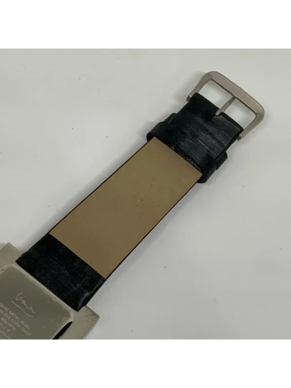 Projects Michael Graves Watch 30mm Square Dial Silver Tone quartz black running - Image 8