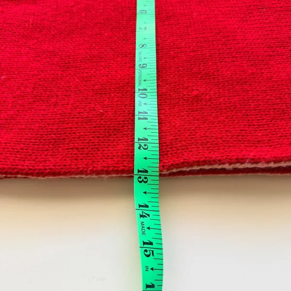 Aeropostale Scarf‎ Red Pink I Love You Graphic Knit Valentines Day Accessory - Image 5