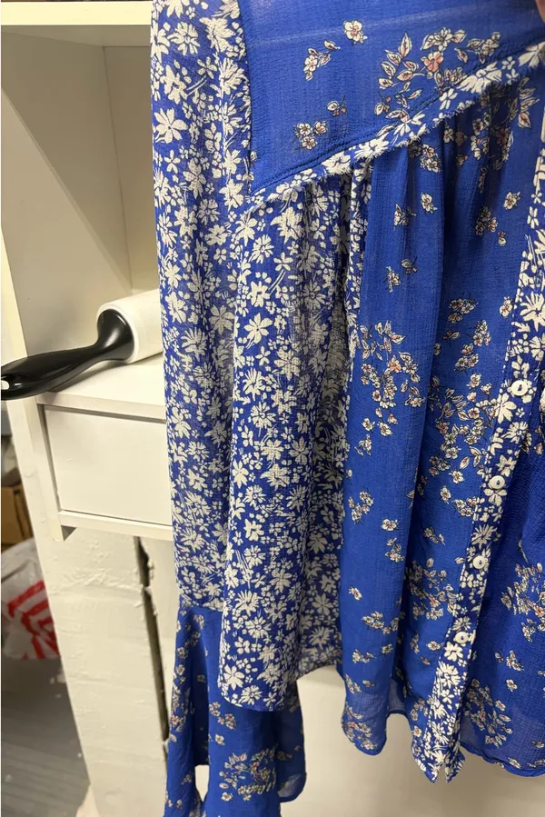 Free People Serena Blouse Floral Flowy - Image 7