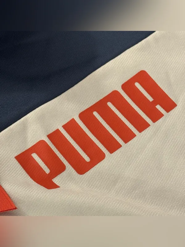 Puma Blue Half-Zip Pullover with Logo Tag - Image 4
