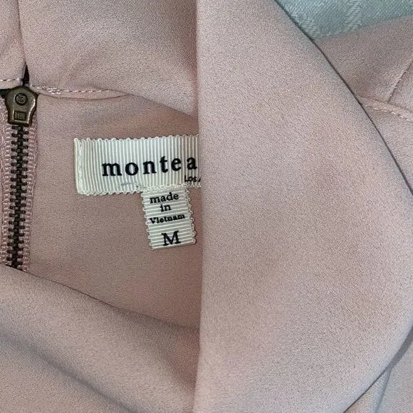 5/$30 🎈 Monteau‎ medium pink turtleneck sleeveless blouse - Image 4