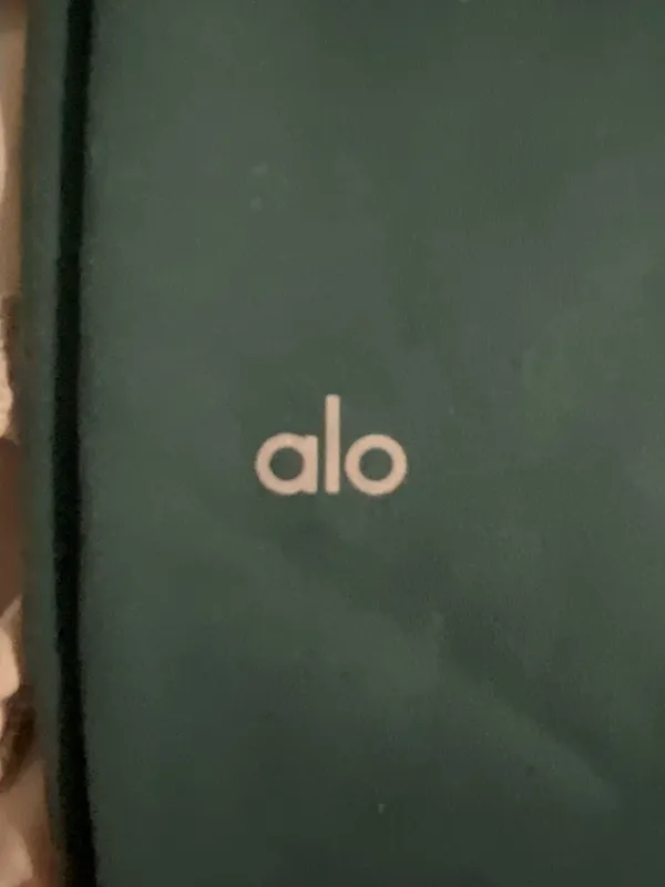 Alo Yoga High-Waist Airbrush Leggings in Dark Cactus - Image 2