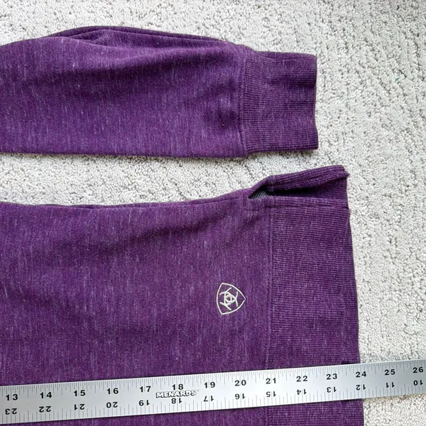 Women's Ariat Size Medium Henley Long Sleeve Pullover Sweatshirt - Image 5