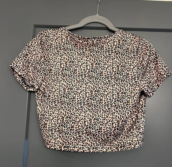 Leopard Print Tie Top - Image 3
