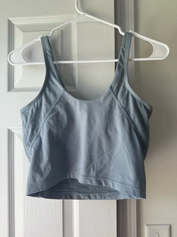 Amazon blue work out tank top - Image 2