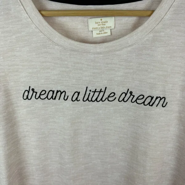 Kate Spade Dream A Little Dream Pajama Set Medium Comfy Lounge Sleep Cozy Preppy - Image 2