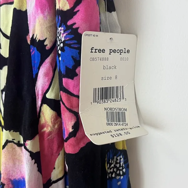 NWT‎ Free People Maxi Skirt Side Slit Flowy Size 8 - Image 5