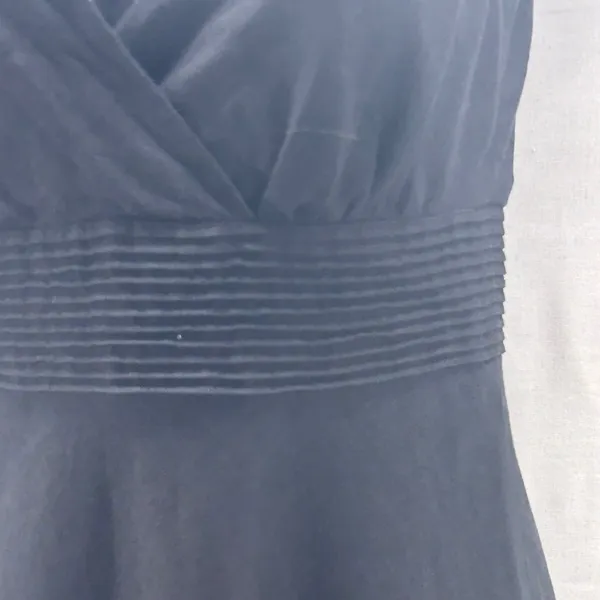 J McLaughlin Linen Faux Wrap‎ Dress Black 2 - Image 5