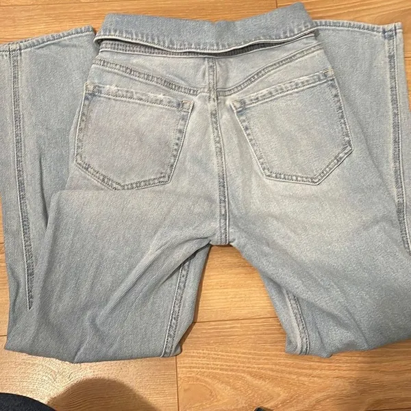 ‎Hollister foldover mom jeans size 23 - Image 3