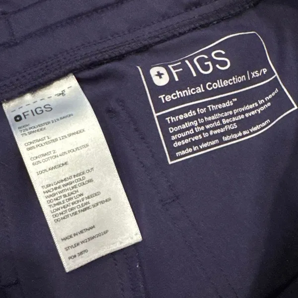 Figs scrub bottoms size XS P purple jam? - Image 2