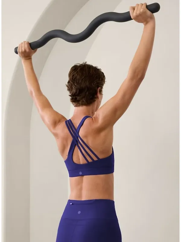 Athleta XL Cup A-C Train Free Bra Deep Marine Blue/Purple X-Large - Image 2