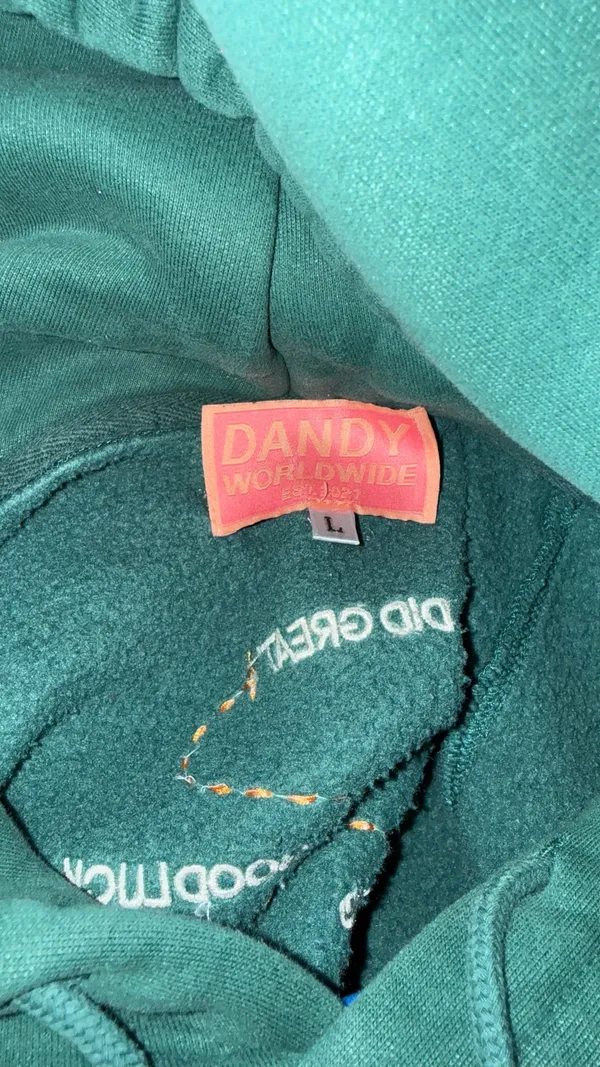 Dandy Worldwide Hoodie Words of Affirmation green - Image 3