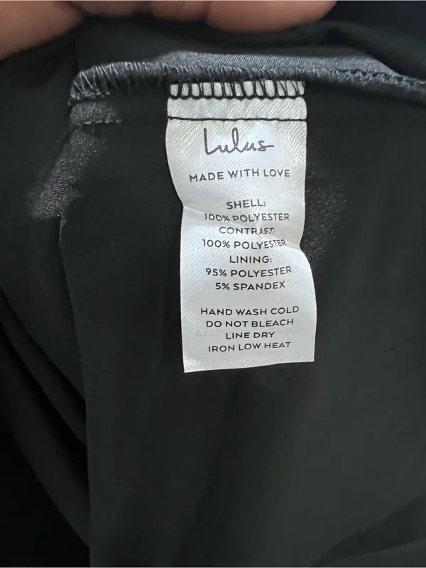 Lulus NWT Women Small Black Cream Satin Ruffle Tiered Midi Dress Balletcore Chic - Image 8