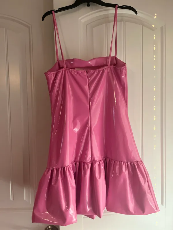 Katie Bop Pink Ruffle Dress - Image 2